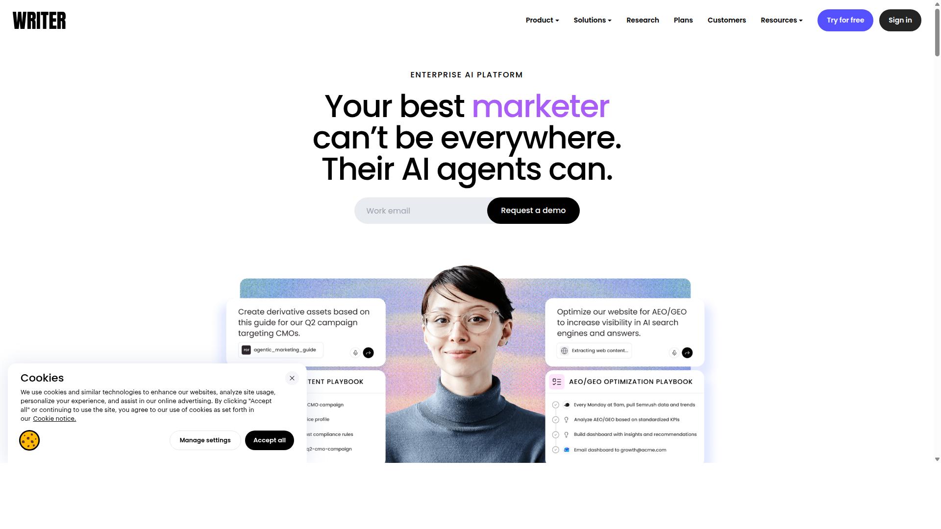 Writer website